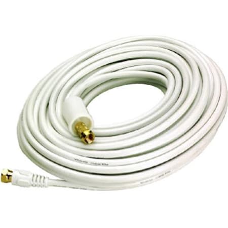 MAXPOWER VHW112N White; 50 ft. RG6 Coaxial Cable MA577955